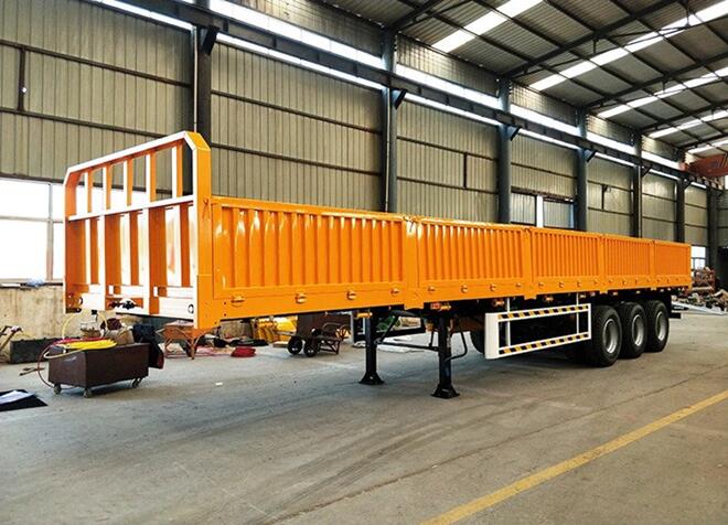 Tri Axle Trailer with Drop Sides