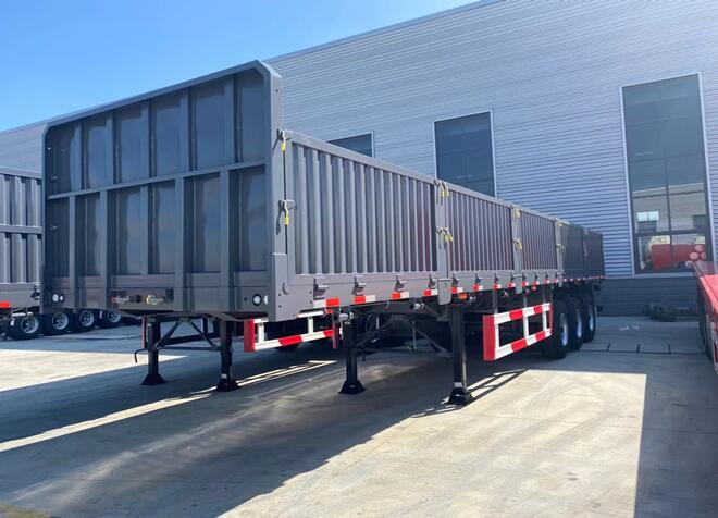 3 Axle Sidewall Cargo Semi Trailer