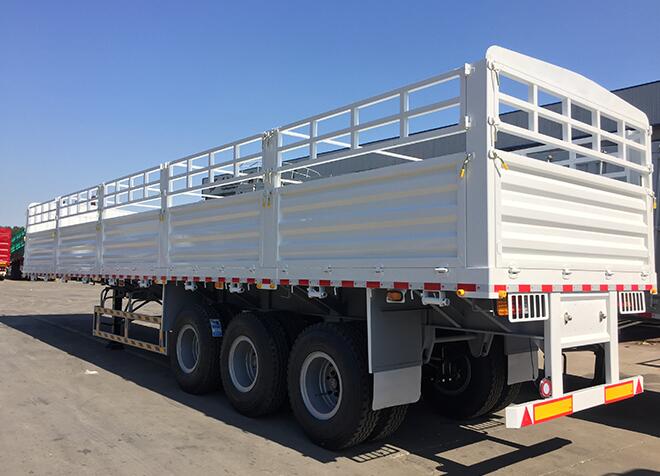 60 Ton Fence Cargo Trailer