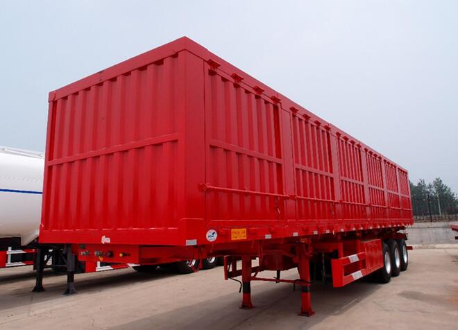 Tri Axle Van Box Semi Trailer