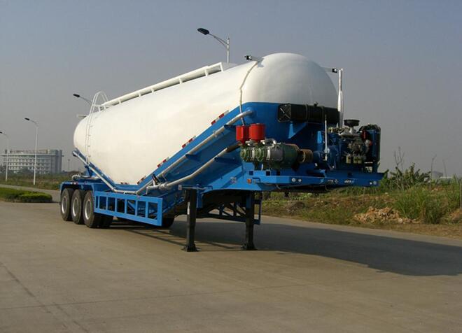 V Shape Pneumatic Sand Tanker Trailers