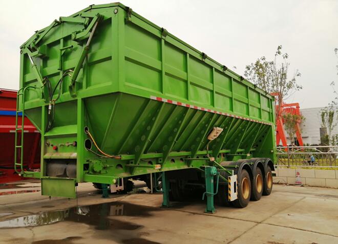 Crawler Dump Semi Trailer For Sale