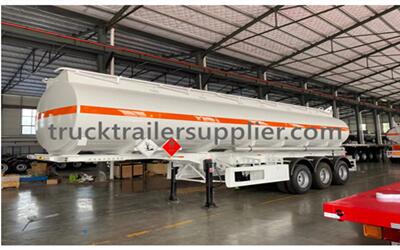 42,000 Liters Fuel Semi Trailer For Customers In Ghana