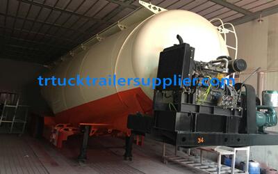 48m3 Bulk Cement Tank Semi Trailer For Sale In UAE