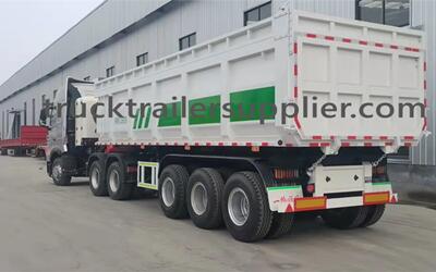 Tri Axle Rear Tipping Semi Trailer For Sale In Kenya