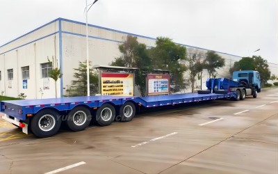 120 Ton Gooseneck Removable Trailer Will be sent to Lusaka, Zambia