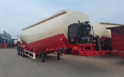 3 Axle 40m³ Bulk Cement Trailer will be sent to Lagos, Nigeria