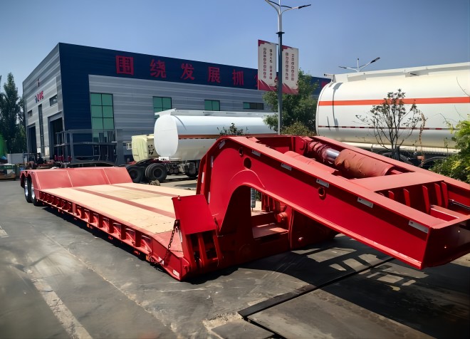 Buy 60 Ton Front Loading RGN Trailer