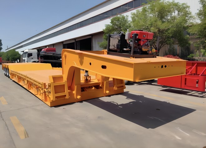 120 Ton Heavy Lowboy Equipment Trailer