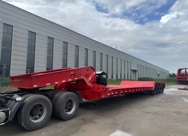 Hydraulic 100 Ton Removable Gooseneck Trailer Price