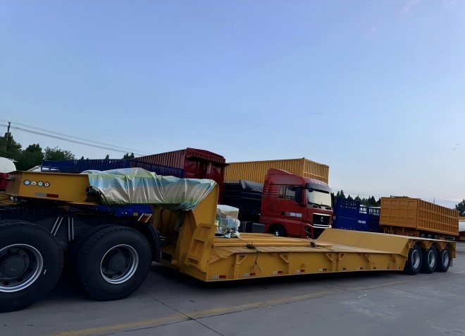 Tri Axle Removable Lowboy Trailer