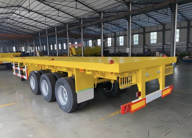 Tri Axle Flatbed Trailer For Sale