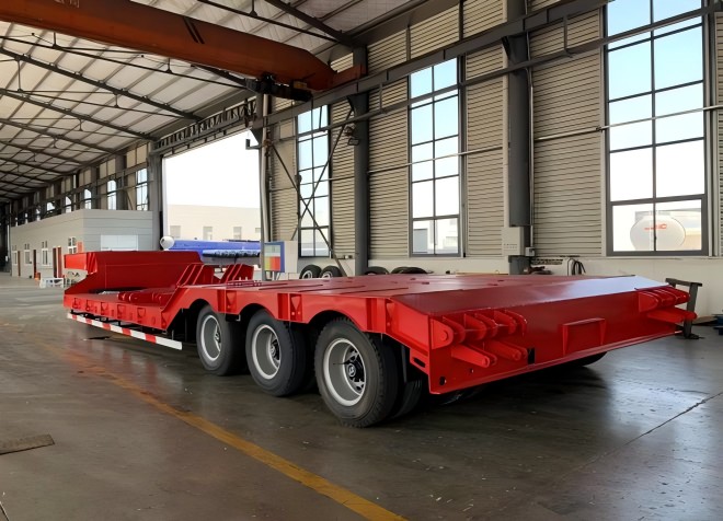 3 Line 6 Axle Heavy Lowbed Trailer